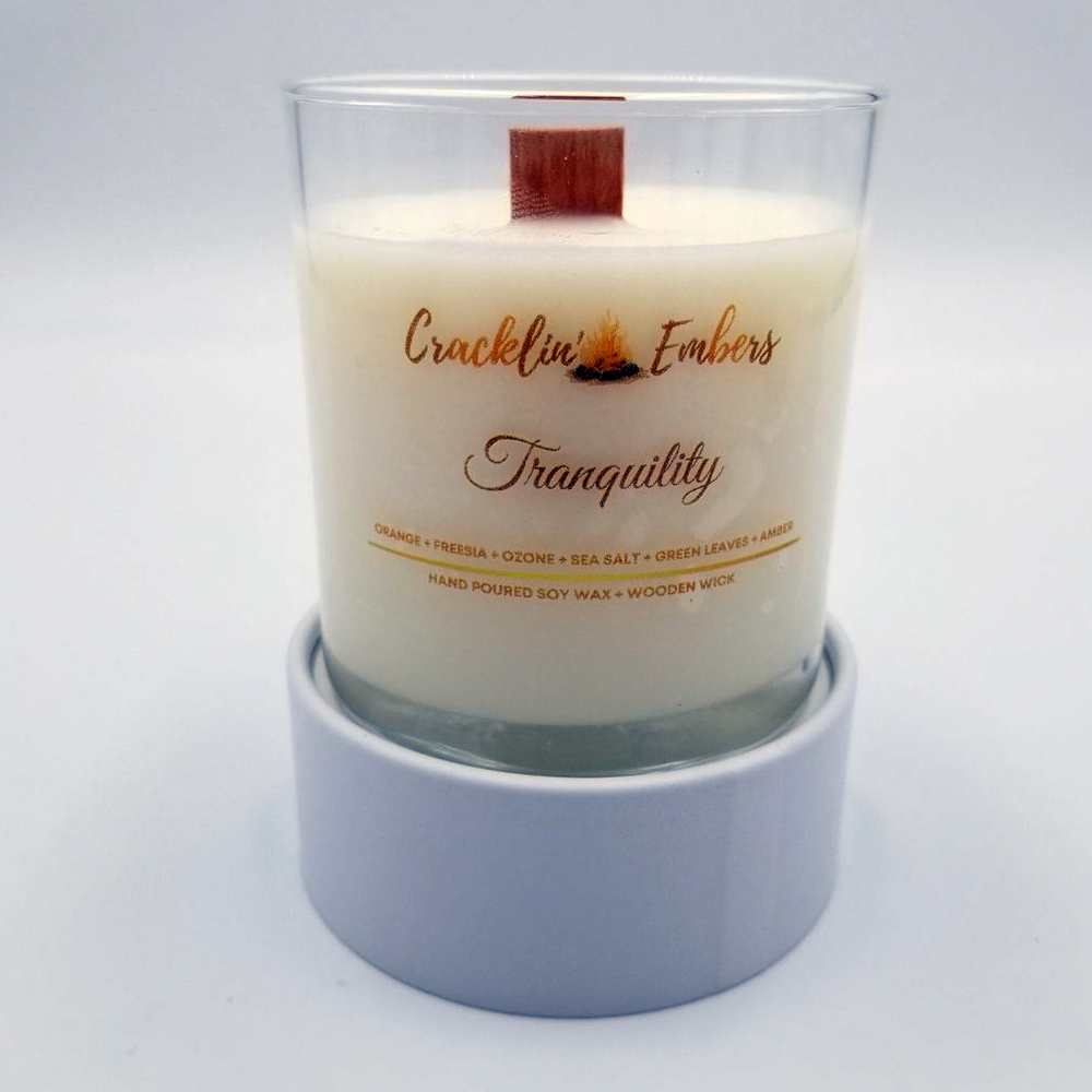 Cracklin' Embers Tranquility Soy Candle
