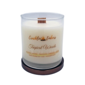 Cracklin' Embers Tropical Woods Soy Candle