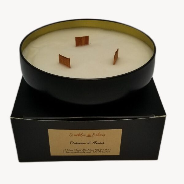Amber & Moss 3 wick soy candle