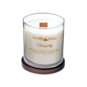 Cracklin' Embers Tranquility wood wick soy candle