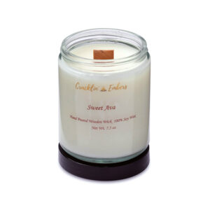 Cracklin' Embers Sweet Ava wood wick soy candle